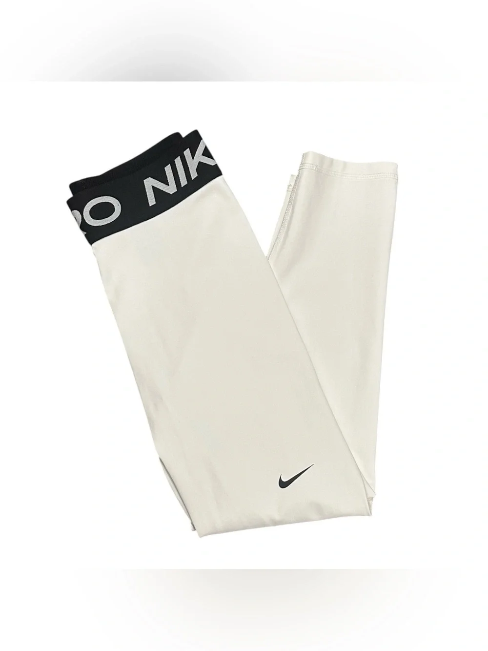Nike Pro Dri-FIT Leggings Women’s XS White Compression Athletic Workout Pants